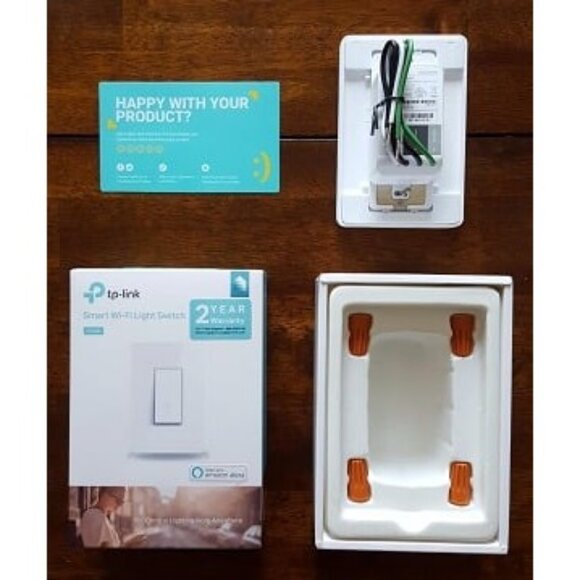 New Smart Light Switch, Single Pole, Needs Neutral Wire, 2.4GHz Wi-Fi Light Swit - Picture 2 of 2